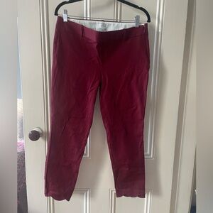 Scalloped trousers J Crew, fall